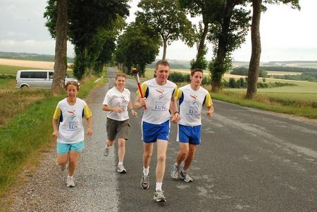 Running Through the French Countryside